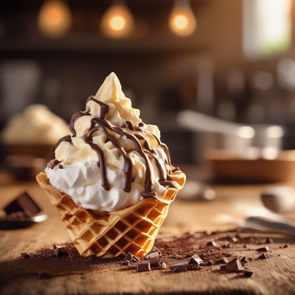 Crispy Waffle Cone Recipe