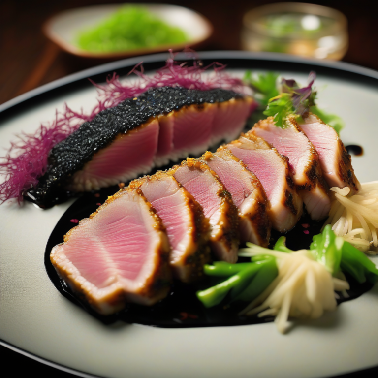 Pan-Seared Pepper Crusted Tuna
