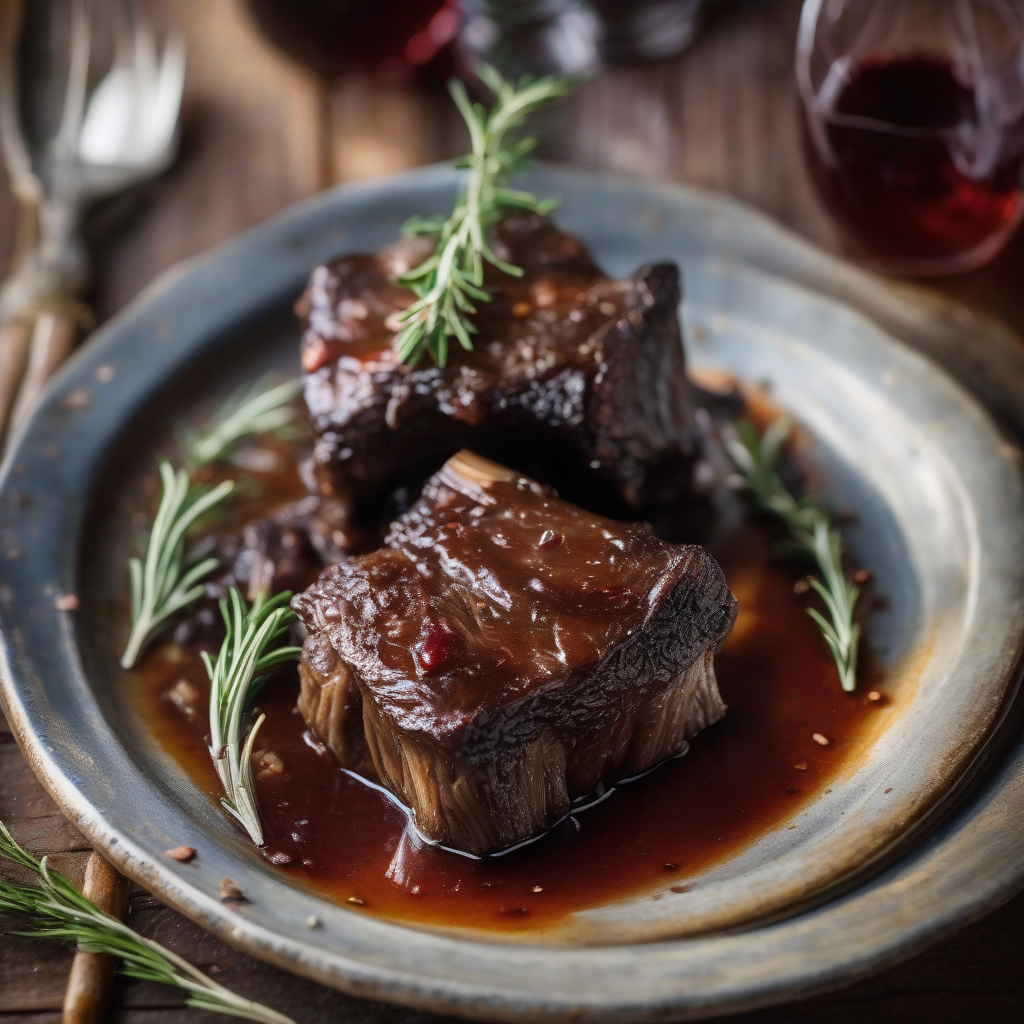Tender Braised Short Ribs